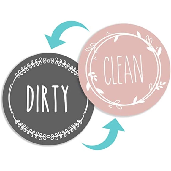 PEACNNG Keep Your Kitchen Tidy and Efficient: The Ultimate Dishwasher Magnet for Clean and Dirty Dishes