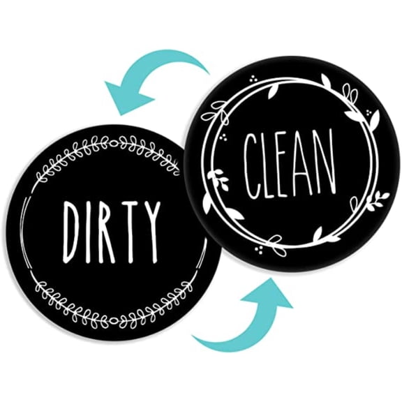 PEACNNG Keep Your Kitchen Tidy and Efficient: The Ultimate Dishwasher Magnet for Clean and Dirty Dishes