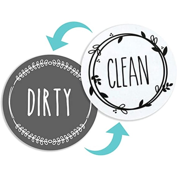 PEACNNG Keep Your Kitchen Tidy and Efficient: The Ultimate Dishwasher Magnet for Clean and Dirty Dishes