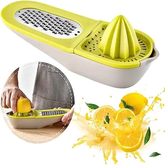 PEACNNG Lemon juicer Multi functional juice extractor, manual lemon juice extractor, lime juice extractor, and fruit shredder, interesting boat kitchen gadget