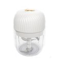 thumbnail image 1 of PEACNNG Mini Portable Veggie Chopper, Electric Garlic Chopper, Blender to Vegetable, Wireless Food Processor for Ginger, Chili, Fruit, Meat, etc Pink 350ml+ Four Leaf Knife, 1 of 5