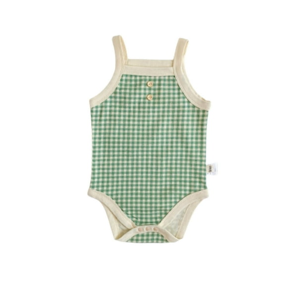 PEACNNG Newborn Baby Girls Sleeveless Jumpsuits, Floral Print Triangle Romper Clothes 0-12 Months