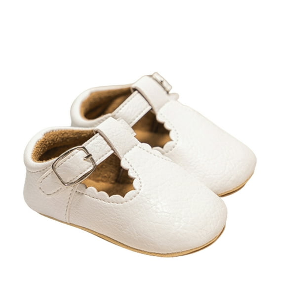 PEACNNG Newborn Baby Shoes Stripe PU Leather Boy Girl Shoes Toddler Rubber Sole Anti-slip First Walkers Infant Moccasins