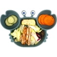thumbnail image 1 of PEACNNG Portable Baby and Kids Plates, BPA-Free Strong Suction Plates for Toddlers, Dishwasher and Microwave Safe Silicone Placemat, 1 of 5