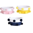 thumbnail image 1 of PEACNNG Small Pompom Delight, Double-Colored Woven Cotton Rope Storage Baskets for Desktop Sundries, Kids Toys, and Laundry Organization, 1 of 5