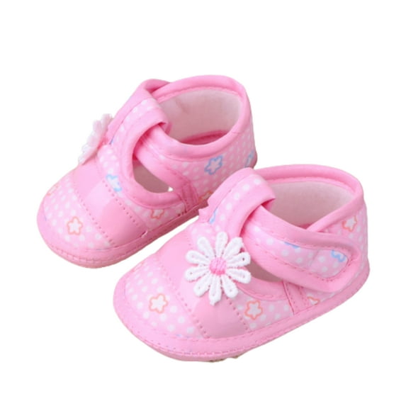 PEACNNG Soft Cotton Sole Anti-slip Baby Shoes Lovely Flower Infant Baby Girl Shoes Spring Autumn Comfort Newborn Baby Princess Shoes