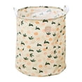 thumbnail image 1 of PEACNNG Whimsical Fruit Print Storage Bucket - Versatile Fabric Laundry Basket for Clothes and Household Organization, 1 of 5