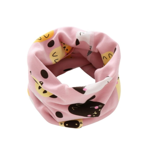 PEACNNG Winter Children Warmer Neck Scarf for Kids Boys Girls Neckerchief Cute Baby Cartoon Scarf Soft Neck Collar Children´s Scarves