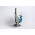thumbnail image 1 of Hi-Line Gift Resin Animals Peacock Sculpture, Green, 1 of 4