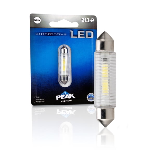 PEAK 211-2LED-BPP Bright White LED Automotive Bulb (Pack of 1)