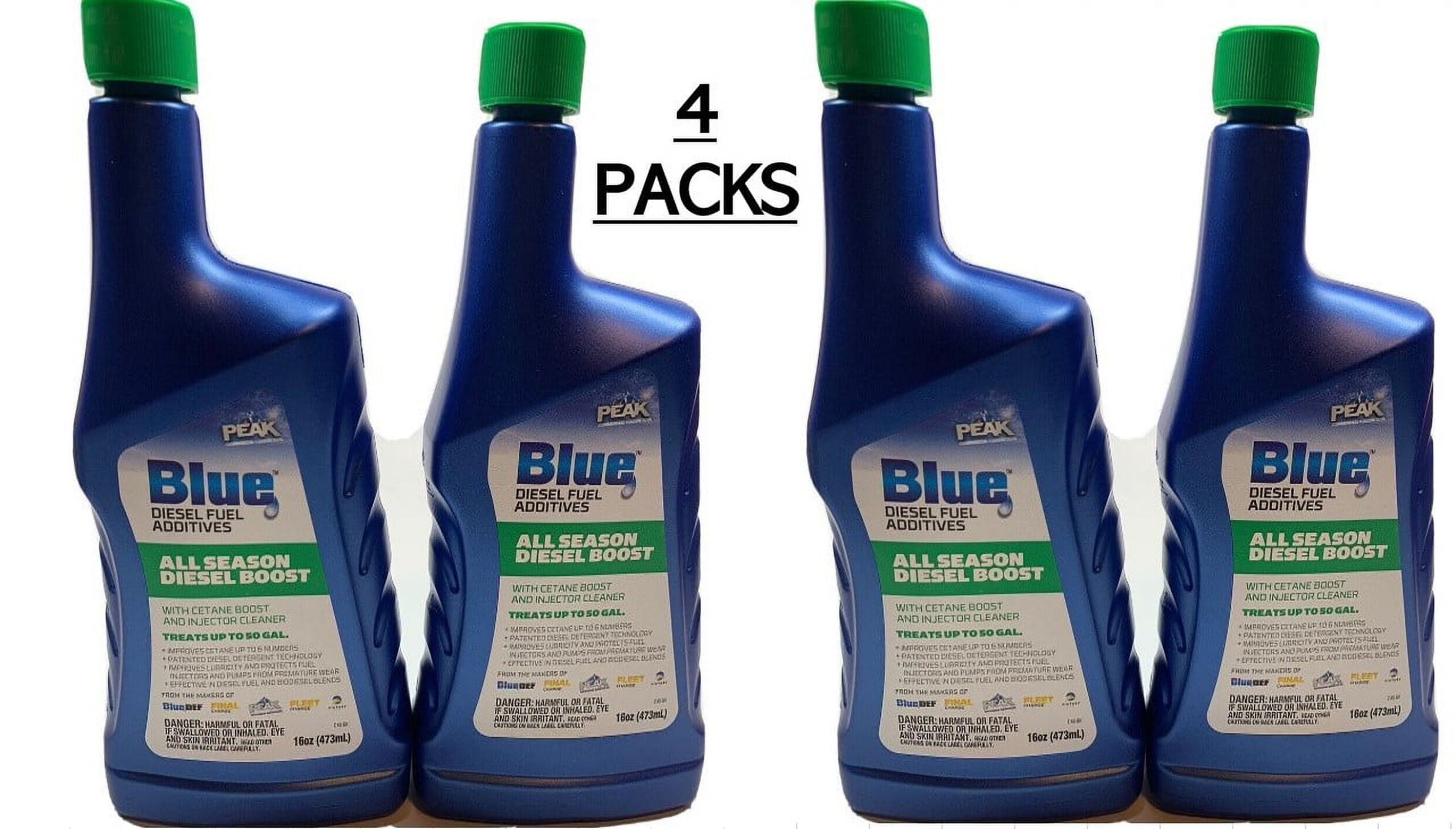 PEAK Blue ALL SEASON Diesel Cetane Boost Additive & Injector Cleaner 4