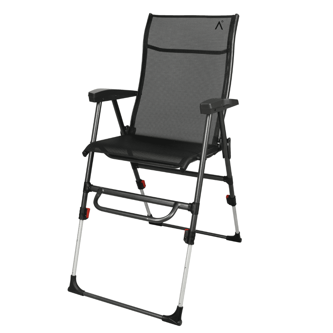 PEAK Degrees Camp Chair - Height Adjustable Camping Chair with 3 Levels ...