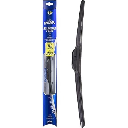PEAK Silicone Plus Windshield Wiper Blade, 18-Inch (Pack of 1)