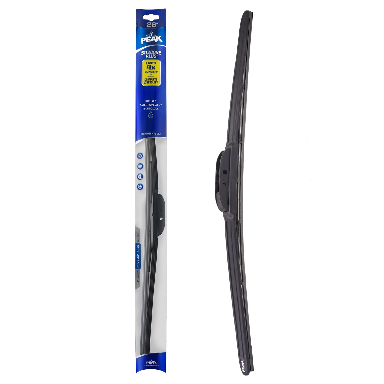 PEAK Silicone Plus Windshield Wiper Blade, 26-Inch (Pack of 1 ...
