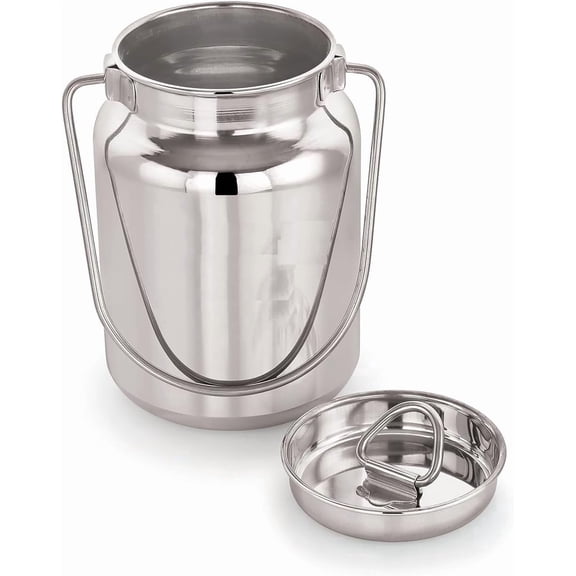 PEAKHILL_Stainless Steel Oil and Ghee Air Tight Container | 2 Litre Oil Pot Container for Kitchen Storage | Steel Ghee Can