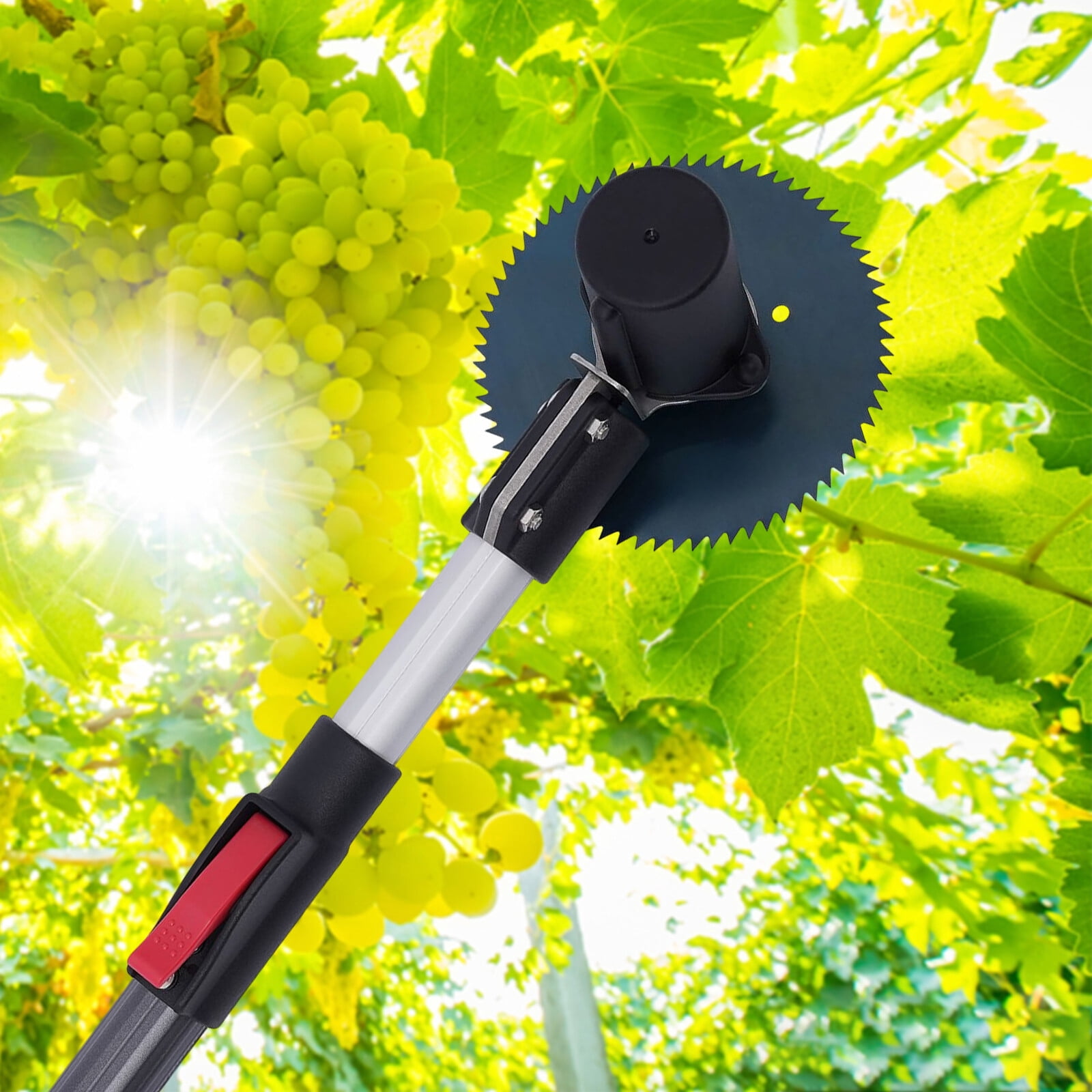 PEAKORA 12000rpm Electric Pole Hedge Trimmer Cordless Hedge Trimmer For Tree Weed Garden