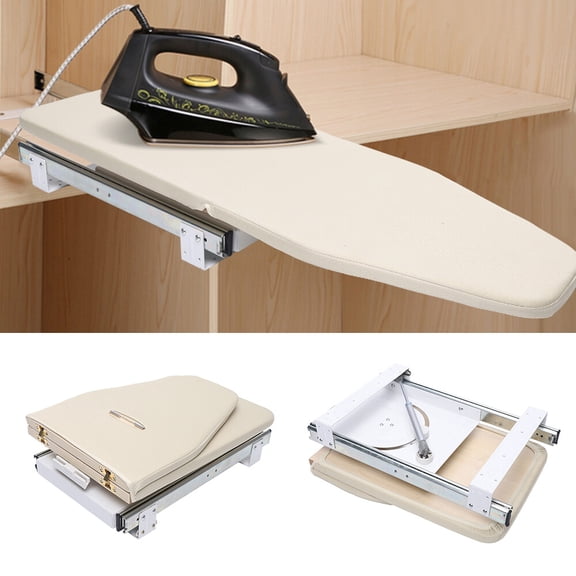 PEAKORA 180 Rotation Ironing Board Closet Pull-Out Stow Away Ironing Table Retractable