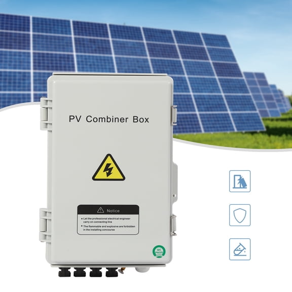 PEAKORA 4 String Solar Combiner Box PV Combiner Circuit Breaker 63A For Solar Panel Kit