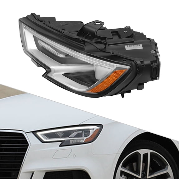PEAKORA HID Driver Side For Audi A3 Headlight Front LH Left Headlamp Assembly 2017-2020