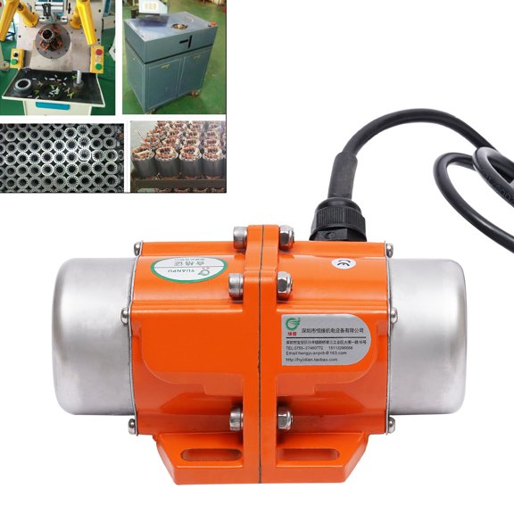 PEAKORA Vibration Motor For Sand Blaster Media Blast Cabinet Table Shaker 110V New,AC Vibration Motor 40W 110V Vibrating Asynchronous Vibrator Single Phase 3600Rpm