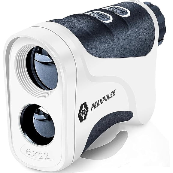 PEAKPULSE Golf Range Finder with Slope Compensation Switch 650 Yards Laser Rangefinder for Beginner & Skilled Gift with Battery
