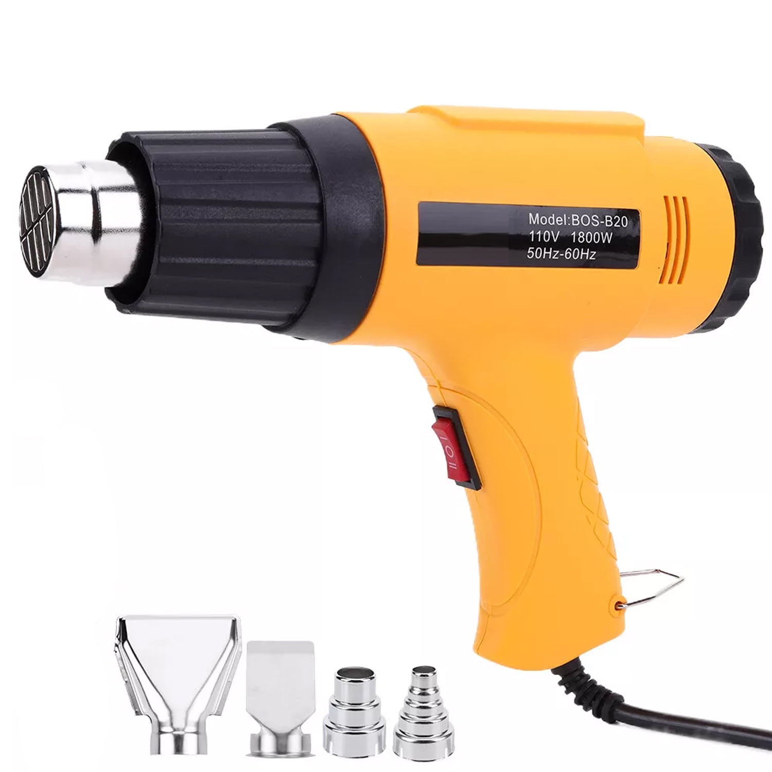 PEAKTREND Heat Gun 1800W 140℉1112℉ (60℃ 600℃) Fast Heating Heavy Duty