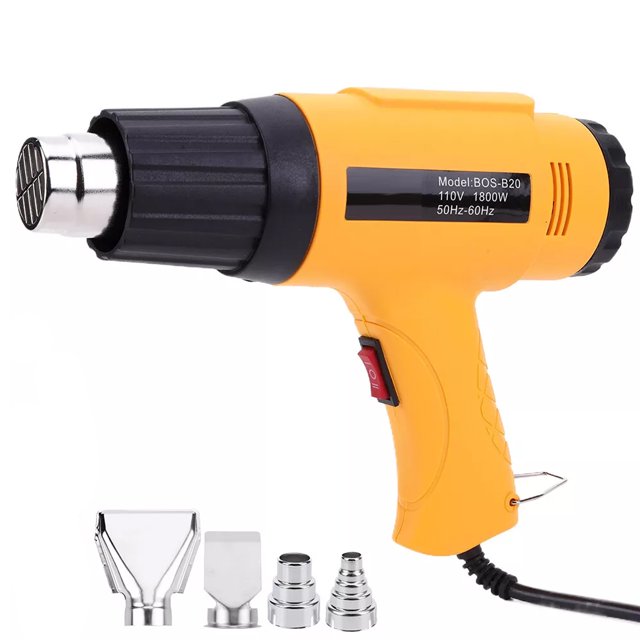PEAKTREND Heat Gun 1800W 140℉1112℉ (60℃ 600℃) Fast Heating Heavy Duty