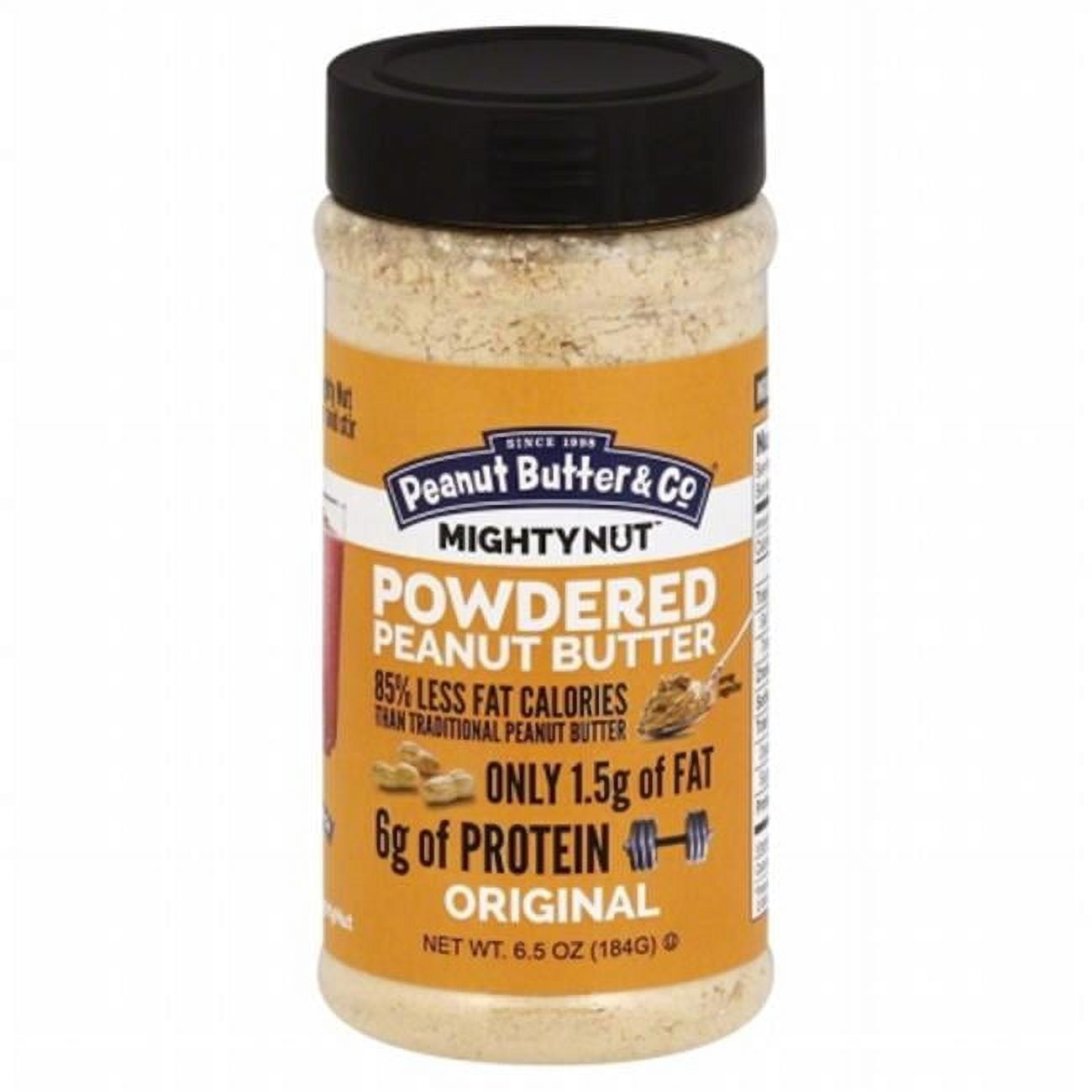 Peanut Butter & Co Mighty Nut Original Powdered Peanut Butter, 6.5 oz, (Pack of 6)