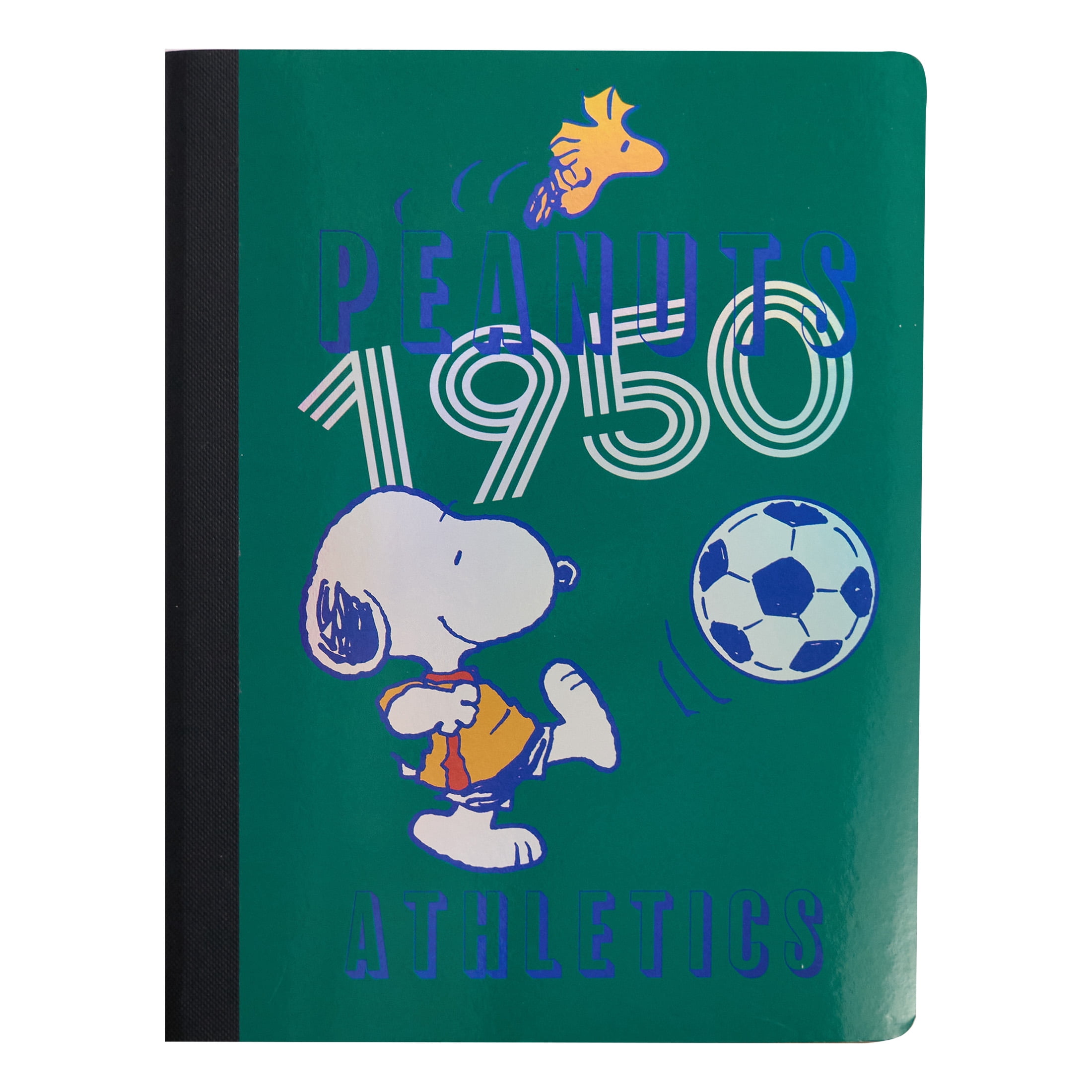 Peanuts Composition Writing Notebook, Wide Ruled, 7.5" x 9.75", 80 Sheets, for Students