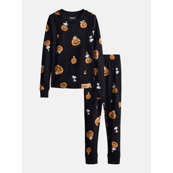 Peanuts Unisex Kids Snoopy Matching Family Pajama Set, 2 Piece, Sizes 6-12