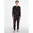 thumbnail image 1 of Peanuts Men's Snoopy Matching Family Sleepwear Long Sleeve Top and Pants Pajama Set, 2 Piece, Sizes S-3XL, 1 of 5