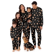 Peanuts Halloween Women’s Snoopy Matching Family Sleepwear Long Sleeve Top and Pants Pajama Set, 2 Piece, Sizes S-3XL