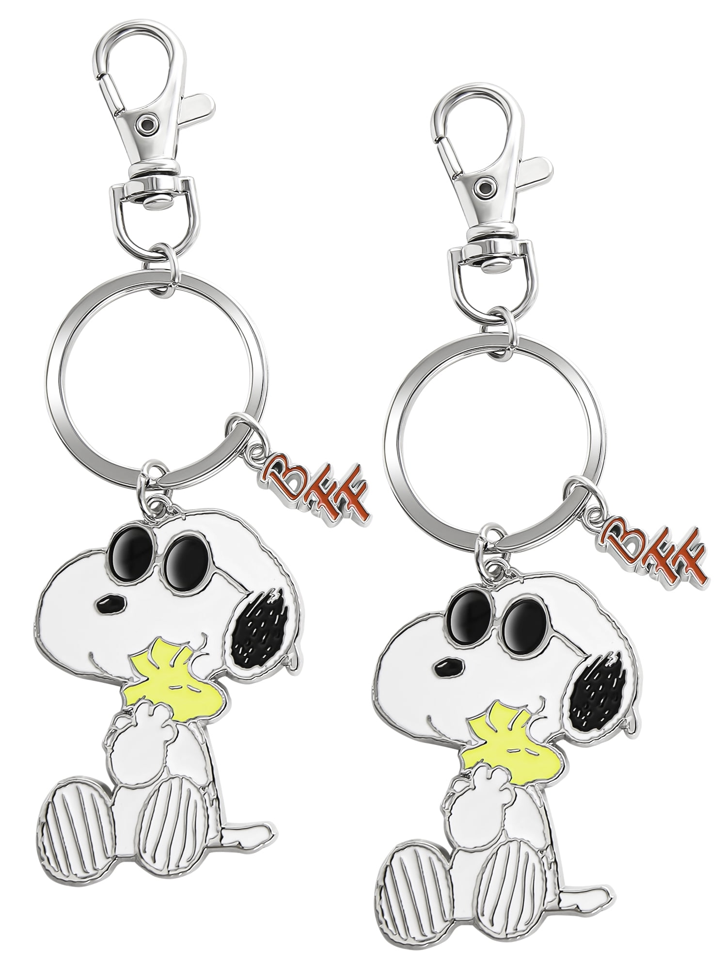 PEANUTS Snoopy and Woodstock Best Friends Keychain Charm Set