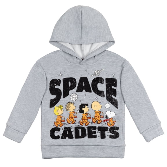 PEANUTS Snoopy Charlie Brown Little Boys Fleece Hoodie Little Kid to Big