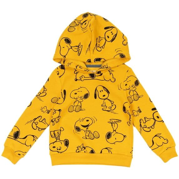 PEANUTS Snoopy Toddler Boys Fleece Pullover Hoodie Toddler to Big Kid