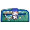 thumbnail image 1 of Peanuts Utility Pencil Pouch with Snap and Zipper Closures, Green and Blue, 1 of 4