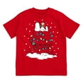 thumbnail image 1 of PEANUTS Woodstock Snoopy Christmas T-Shirt Toddler to Big Kid, 1 of 4