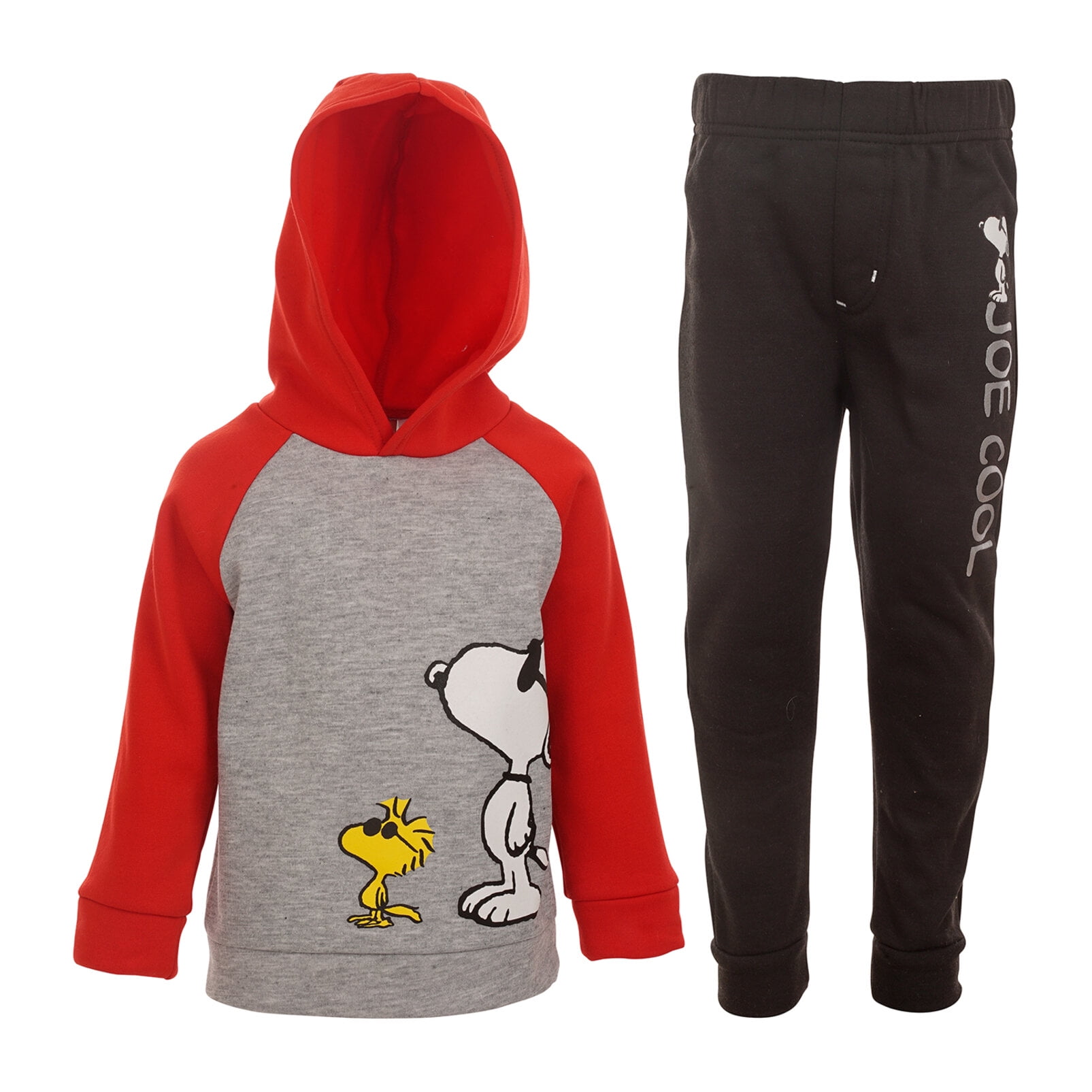PEANUTS Woodstock Snoopy Little Boys Fleece Pullover Hoodie and Pants
