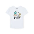 thumbnail image 1 of Peanuts Women’s Snoopy Cotton Graphic Skimmer Tee with Embroidery, Sizes XXS-XXL, 1 of 3