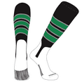 thumbnail image 1 of PEAR SOX OTC Baseball Softball Stirrup Socks (C, 7in) Black, Silver, Kelly Green (L), 1 of 3