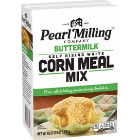 Pearl Milling Company Corn Meal Mix Self Rising White Buttermilk, 80 ounce
