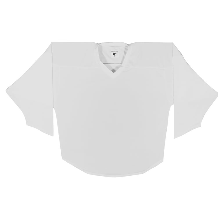 PEARSOX 100 Denier Blank Polyester Hockey Jersey - White (Adult Goalie)