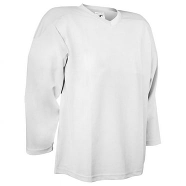 PEARSOX 100 Denier Blank Polyester Hockey Jersey - White (Adult Goalie)