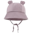 thumbnail image 1 of PEASKJP Baby Sun Hat Upf 50 UPF 50+ Baby Sun Hat Baby Bucket Hat with Strings Summer Sun Protection Infant Sun Hat Toddler Beach Hat for Kid,Size 3-12 Months, 1 of 7