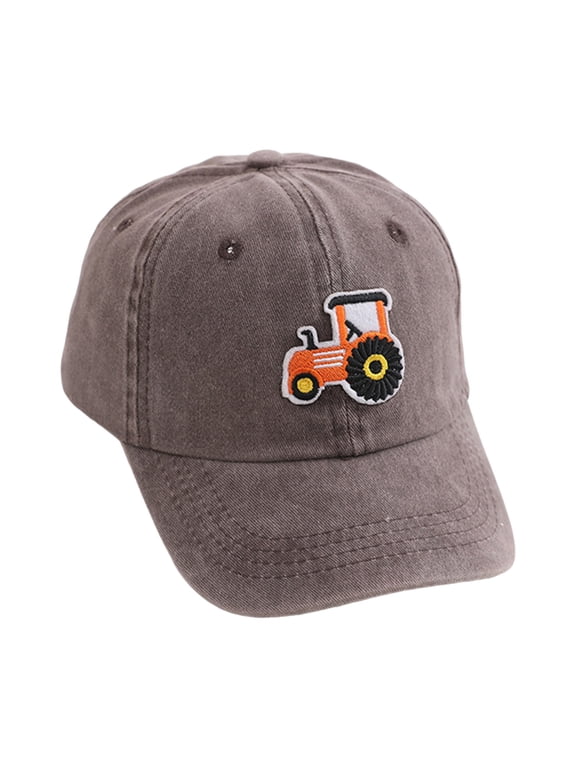 Baseball Cap for Toddler Boy Baby Hats - Baseball Hat, Newborn Youth Flat Brim Mesh Trucker Surf Skate Bubba Bro Fitted Beach Cap,Size One Size