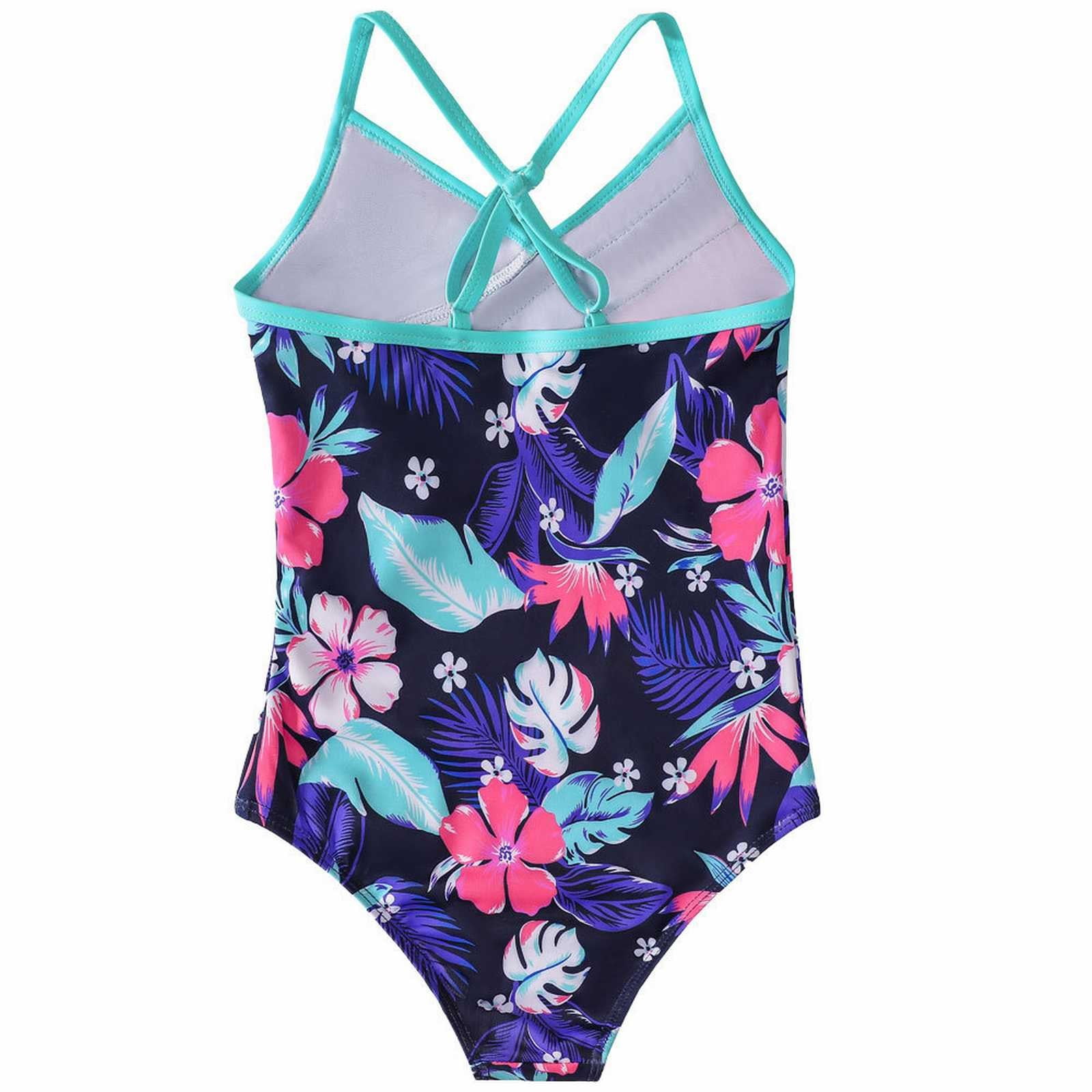 PEASKJP Bathing Suit for Girl Little Girls One Piece Swimsuits Quick ...