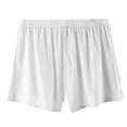 thumbnail image 1 of PEASKJP Big and Tall Underpants Men's Original Series Boxerjock Boxer Briefs (White,L), 1 of 3