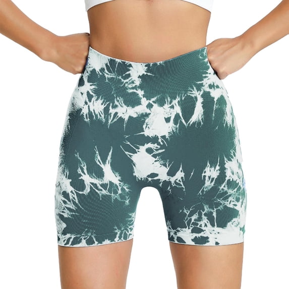 PEASKJP Biker Shorts for Women High Rise Stretchy Running Sport Shorts Workout Shorts for Women AG XL