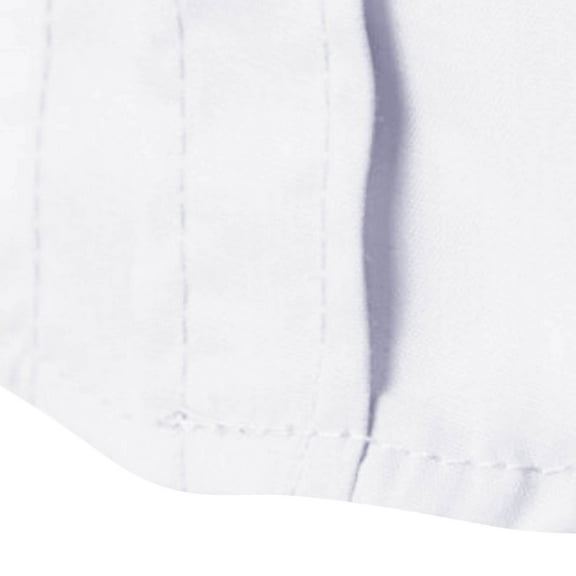 PEASKJP Button Down Shirt Men Long Sleeves Casual Button Down Dress Shirts for Men (White,3XL)