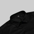 thumbnail image 1 of PEASKJP Casual Shirts for Men Long Sleeve Shirts for Men Shirt Long Sleeve Button Down Dress Shirts (Black,43), 1 of 5